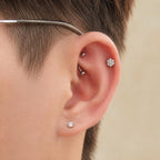 Classic Titanium Curved Barbell detail 5