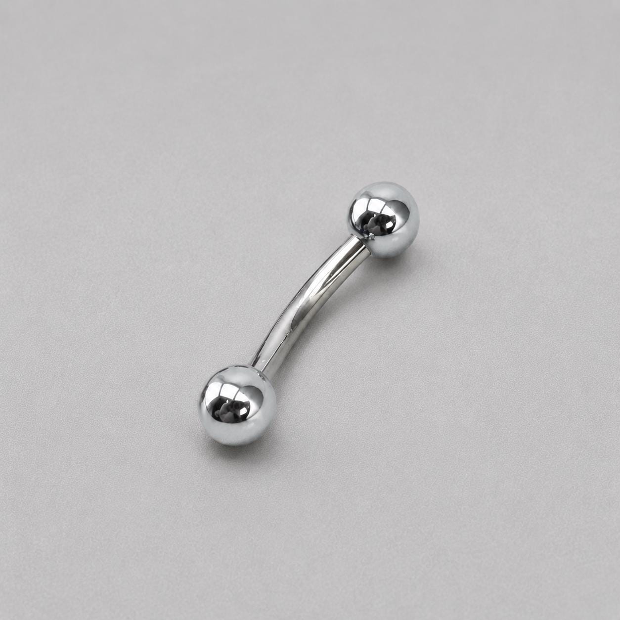Classic Titanium Curved Barbell detail 10