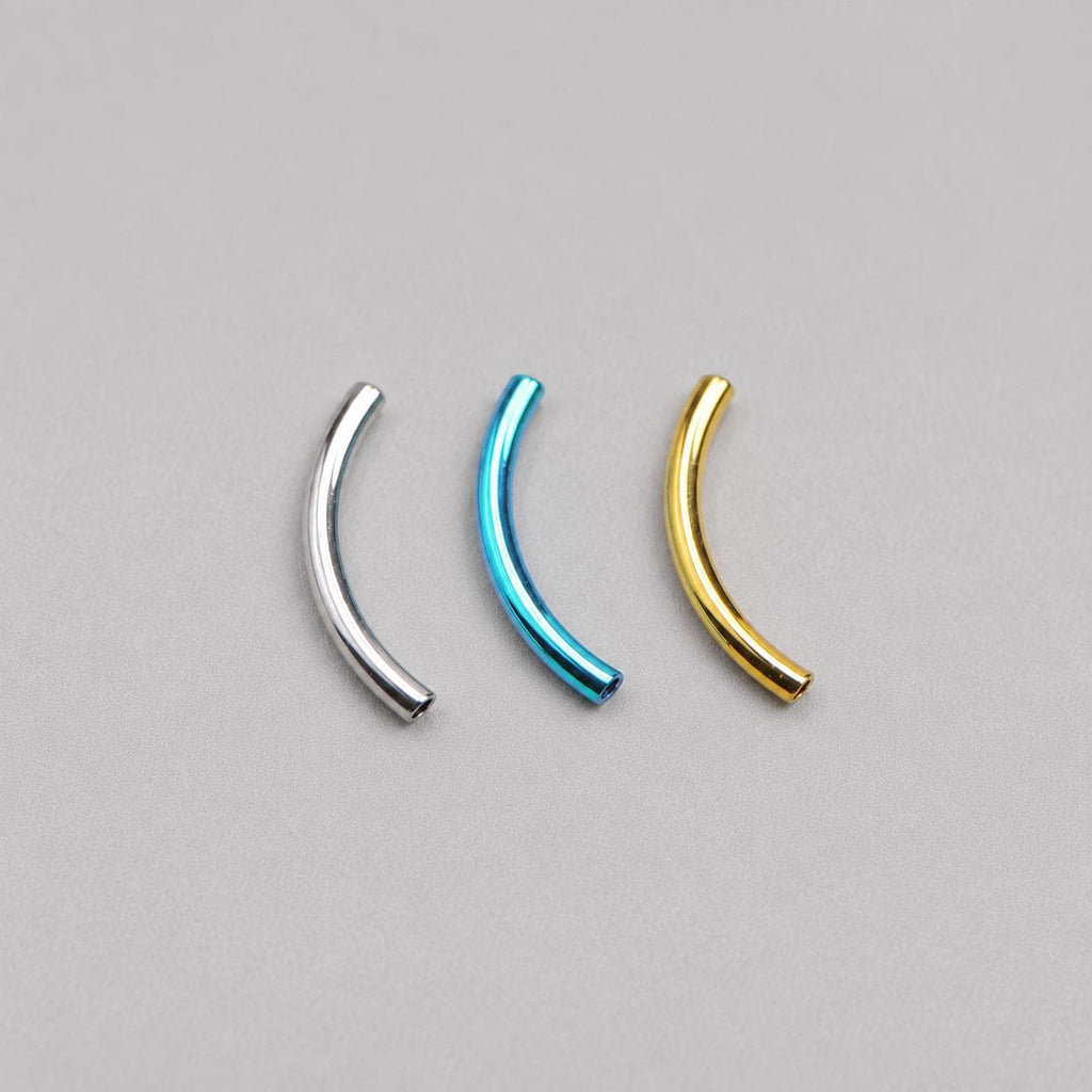 Titanium Curved Barbell Shaft detail 5