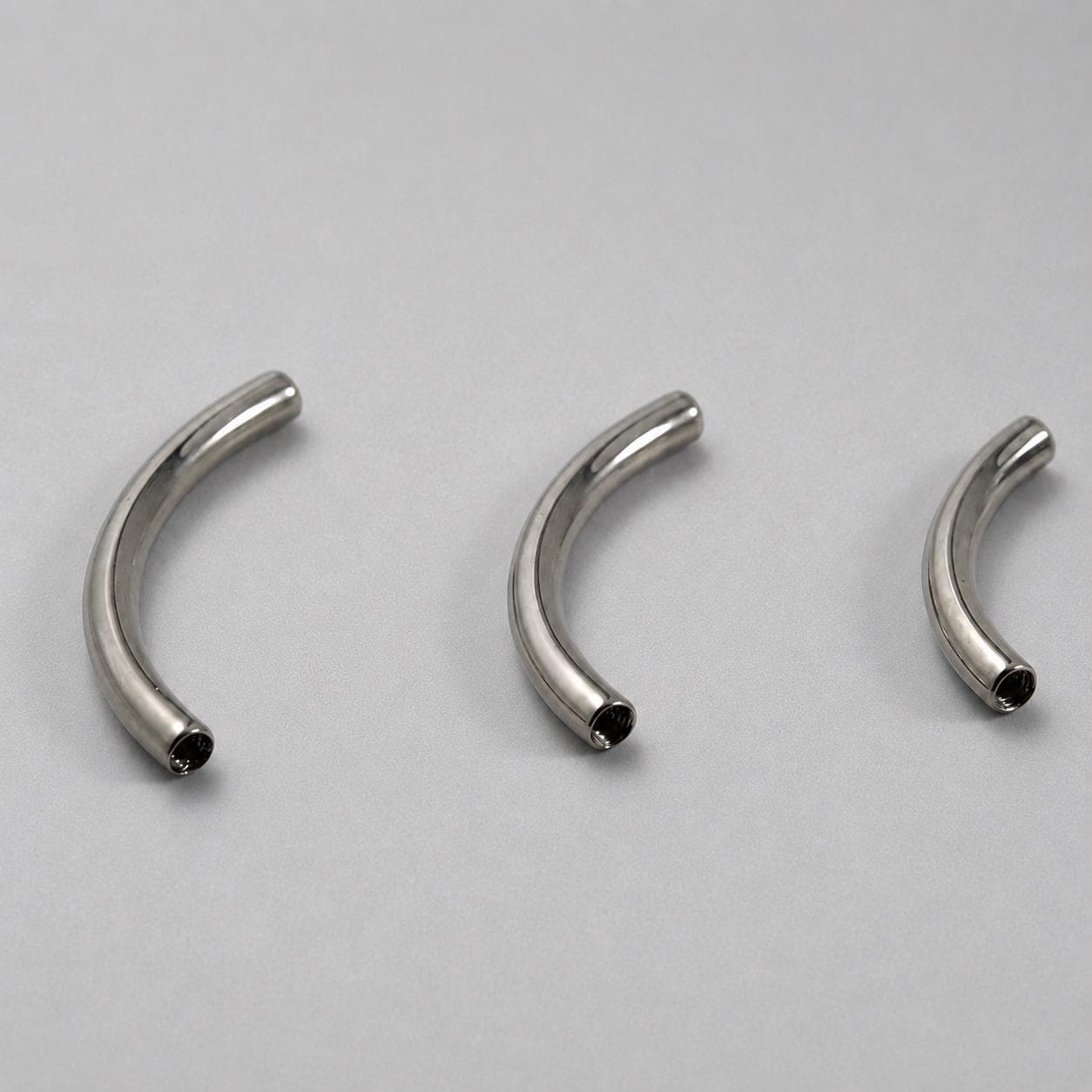 Titanium Curved Barbell Shaft detail 7