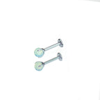 MLP F-136 Titanium Flat-Back Ear/Lip/Nostril Stud - MLP F-136 Titanium Flat-Back Ear/Lip/Nostril Stud - cerulean-mist / 5mm by CRUXJEWELRY