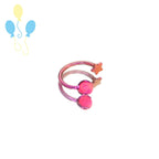 MLP Titanium Internally Threaded Zirconia Ring - Horseshoe, Cartilage, Earring & Labret - MLP Titanium Internally Threaded Zirconia Ring - Horseshoe, Cartilage, Earring & Labret - Pinkie Pie / Star / 8mm by CRUXJEWELRY