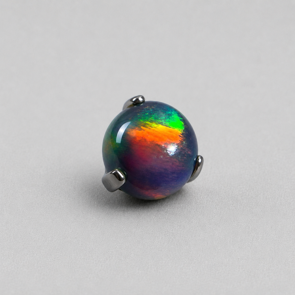 Titanium Nebula Opal Dragon-Claw Piercing Top