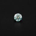 Emerald Green Moissanite Flat Back Stud - product image 6