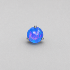 Titanium Aurora Orb Opal Piercing Top
