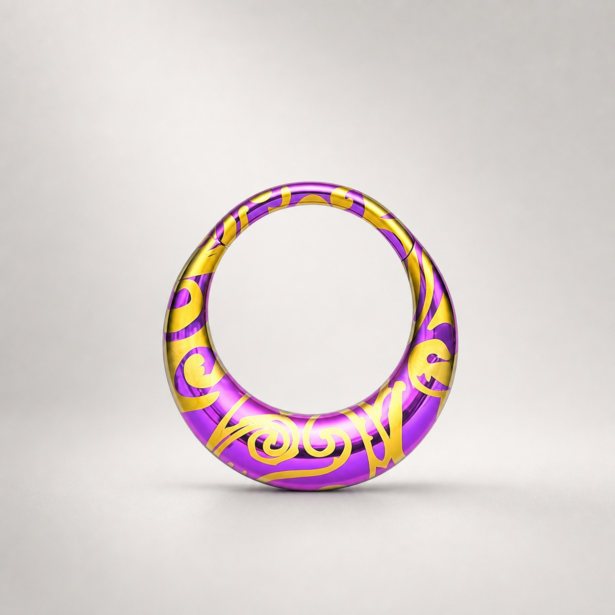 Titanium Crescent Septum Clicker