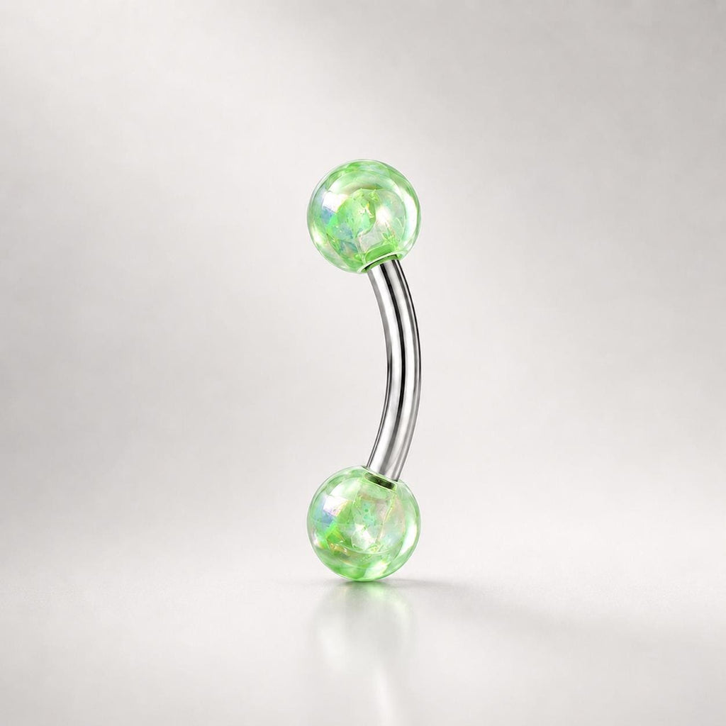 ETSY 4531338574 | IMAGE 3 | Candy Ball Titanium Eyebrow Barbell