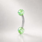 ETSY 4531338574 | IMAGE 3 | Candy Ball Titanium Eyebrow Barbell