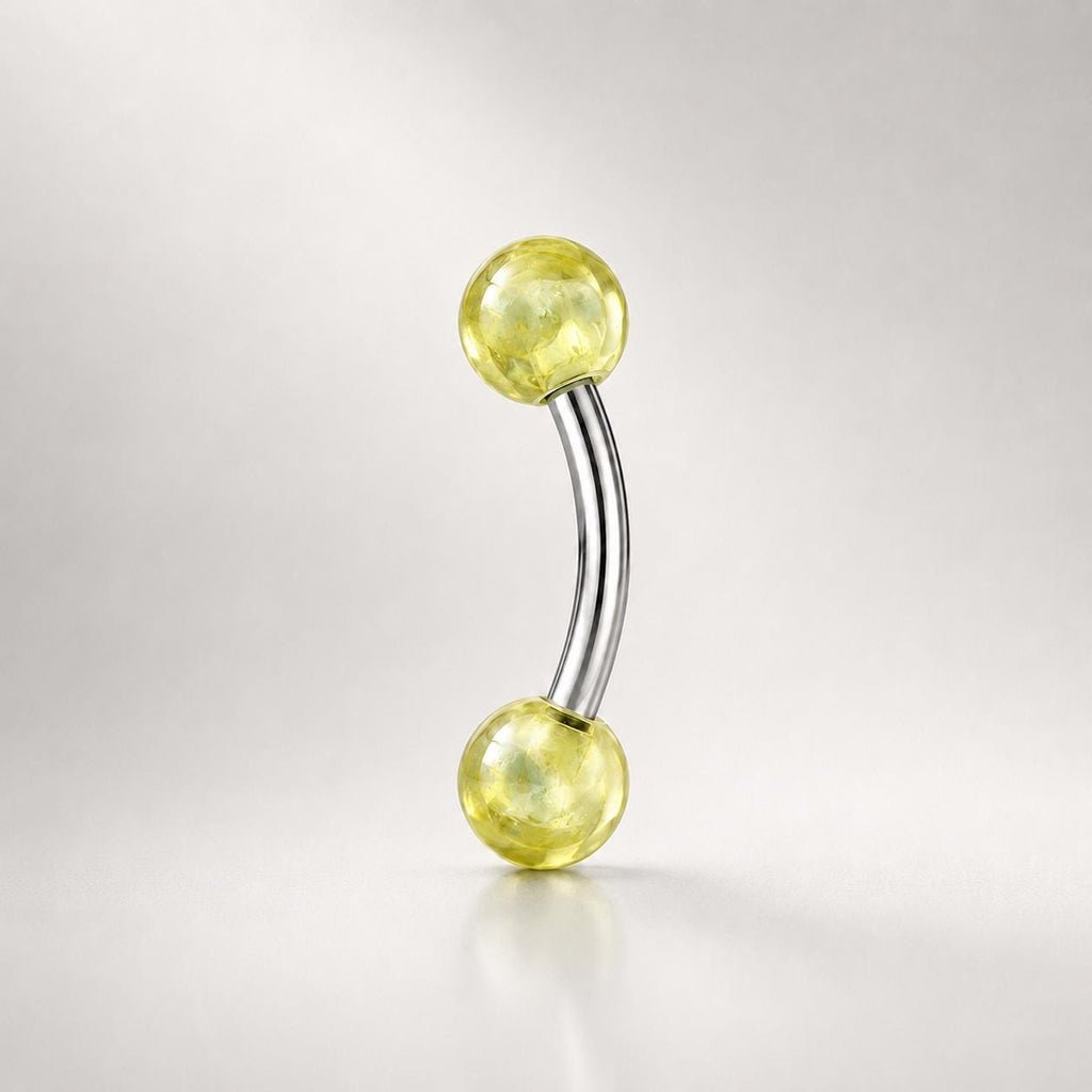 ETSY 4531338574 | IMAGE 4 | Candy Ball Titanium Eyebrow Barbell
