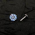 ETSY 4574939599 | IMAGE 3 | Glacier Moissanite Flat Back Stud