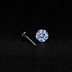 ETSY 4574939599 | IMAGE 5 | Glacier Moissanite Flat Back Stud