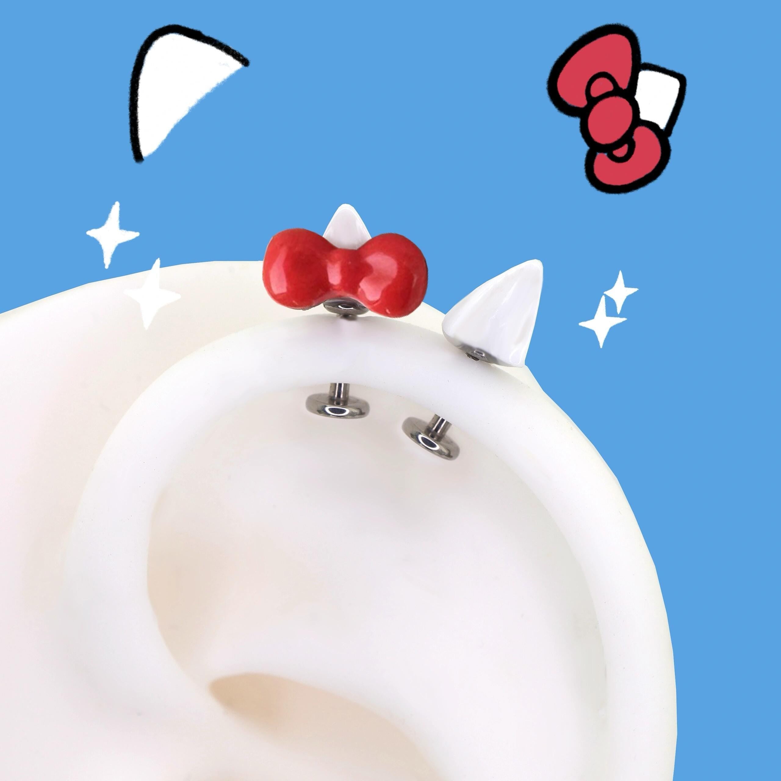 Bow & Cat Ear Set detail 7
