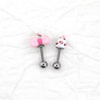 Bow & Cat Ear Set Blush Ribbon detail 11