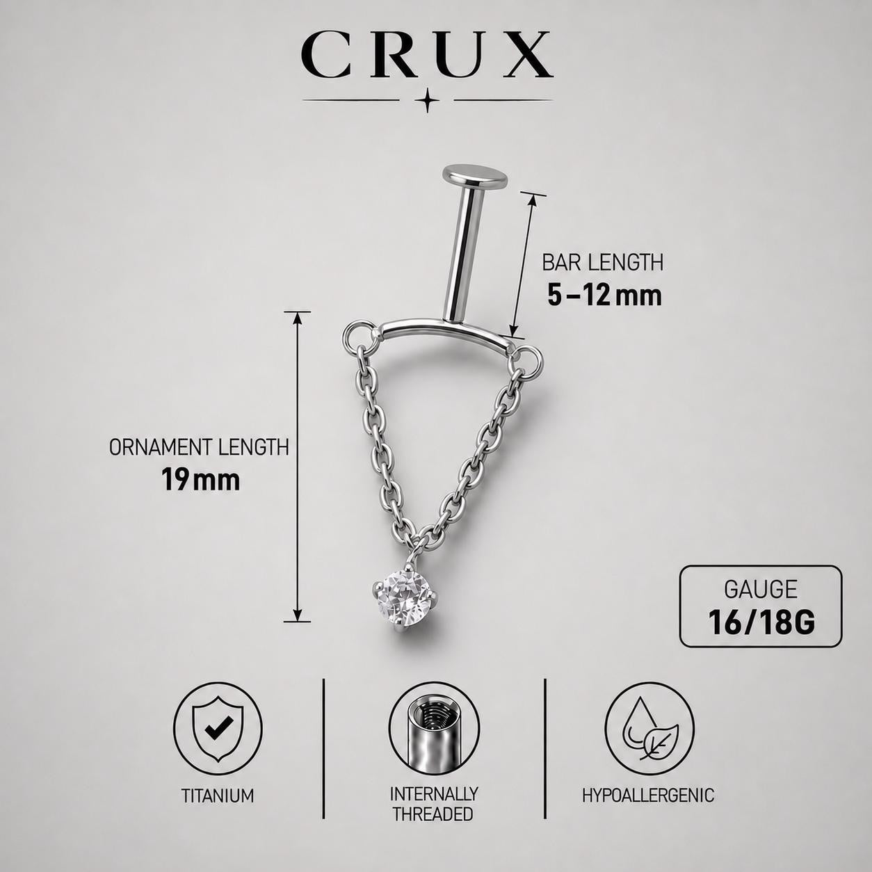 Crystal Chain Dangle detail 11