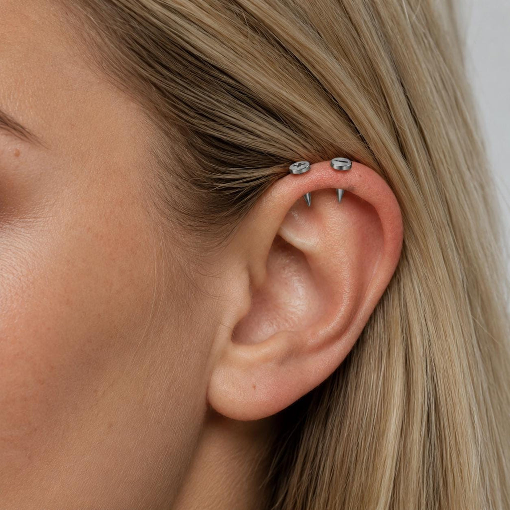 Screw Head & Bone Spike-Back Stud detail 2