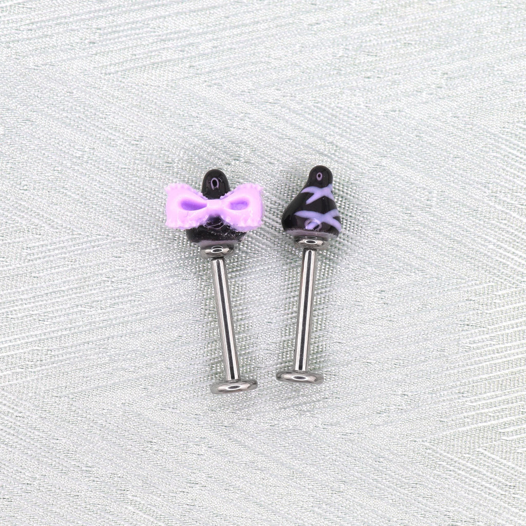 Kuromi Bow & Striped Ear Set detail 4