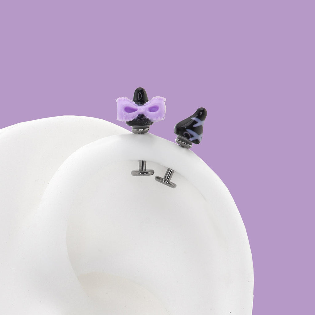 Kuromi Bow & Striped Ear Set detail 6