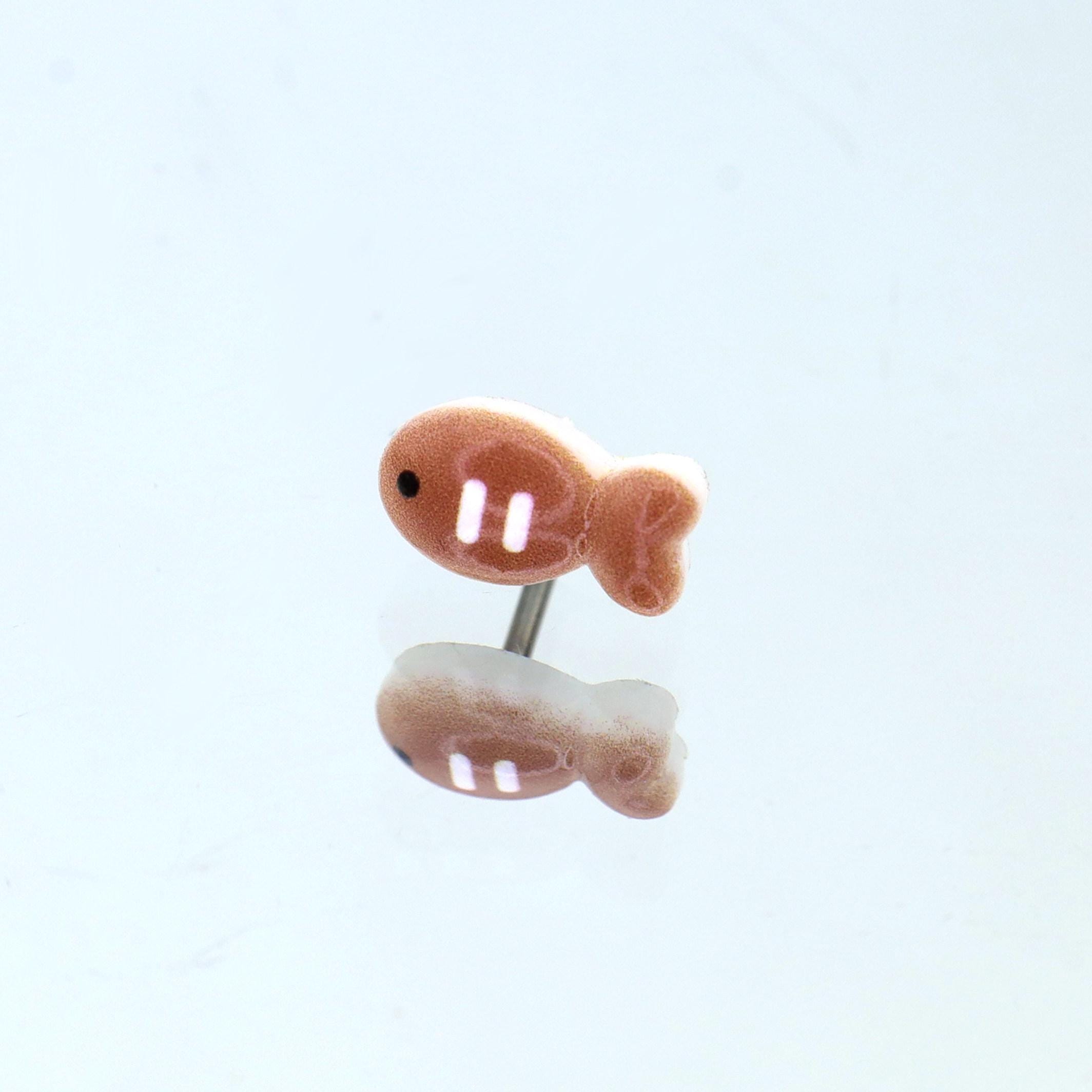 Cat, Paw & Fish Stud Collection detail 3