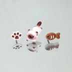 Cat, Paw & Fish Stud Collection detail 5