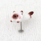 Cat, Paw & Fish Stud Collection detail 6