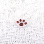 Cat, Paw & Fish Stud Collection Cocoa Paw detail 9