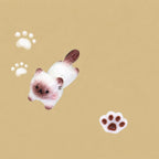 Cat, Paw & Fish Stud Collection Paw+Kitty detail 11