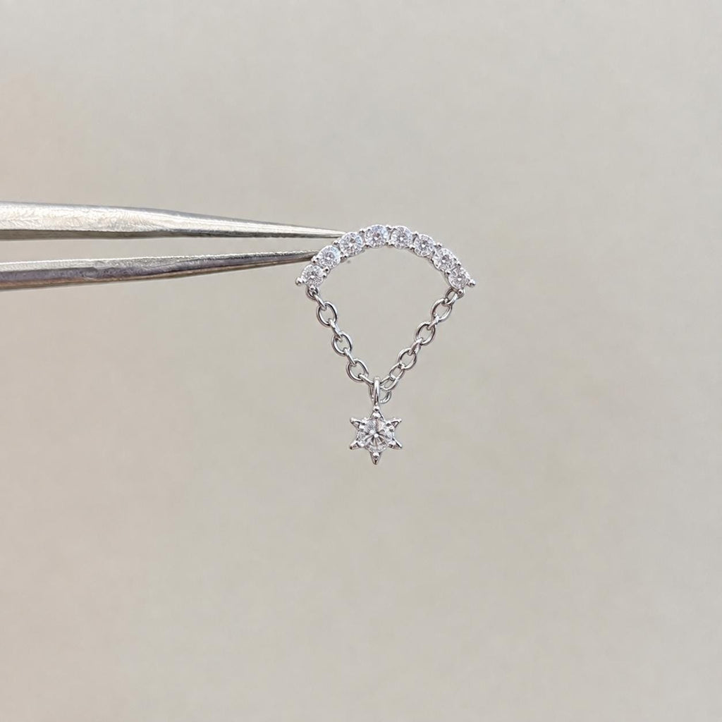 Celestial Crystal Dangle Collection Crystal Crescent detail 9