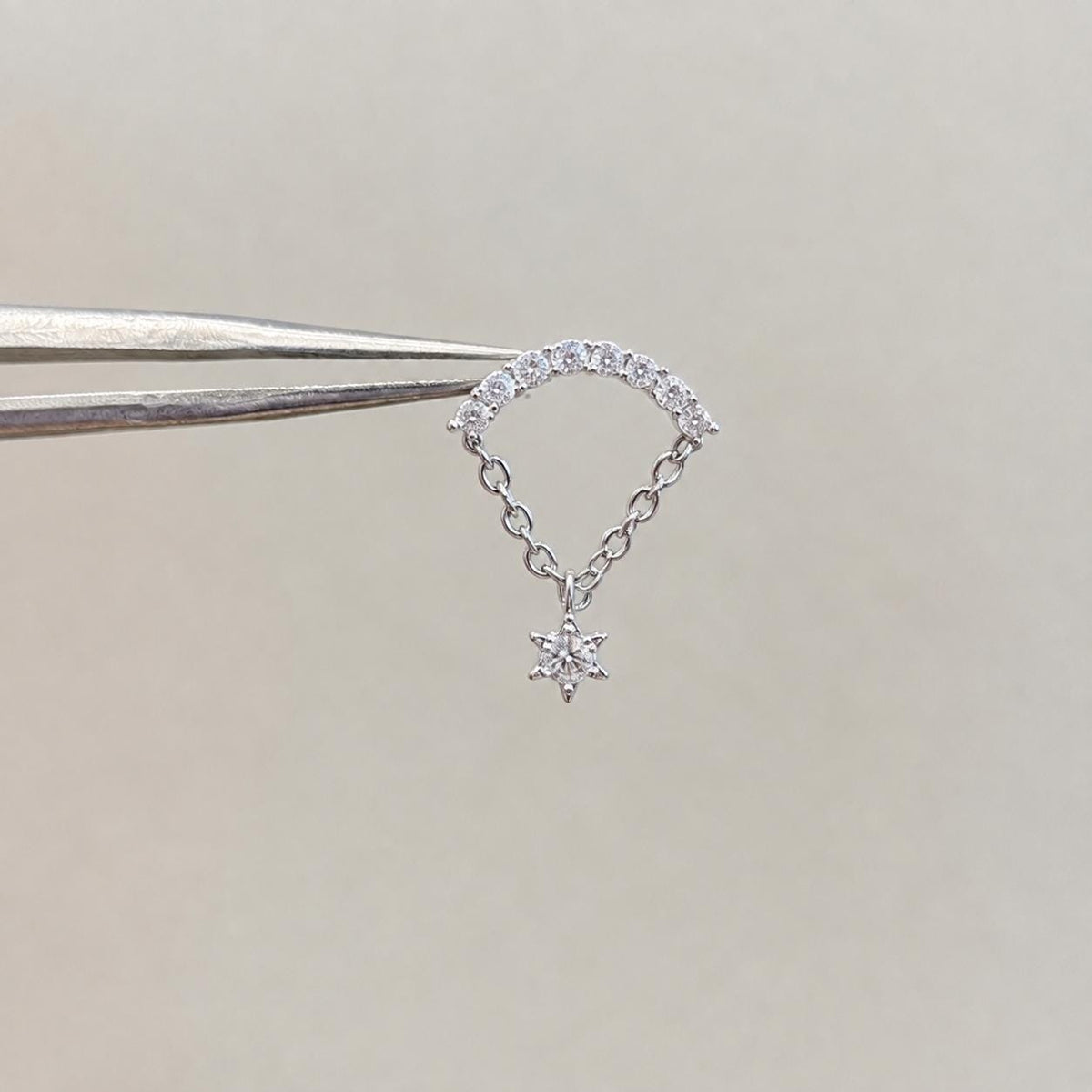 Celestial Crystal Dangle Collection Crystal Crescent detail 9