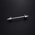 Double Spike & Chain Barbell Solo Cone detail 6