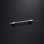Double Spike & Chain Barbell detail 7