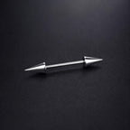 Double Spike & Chain Barbell detail 8