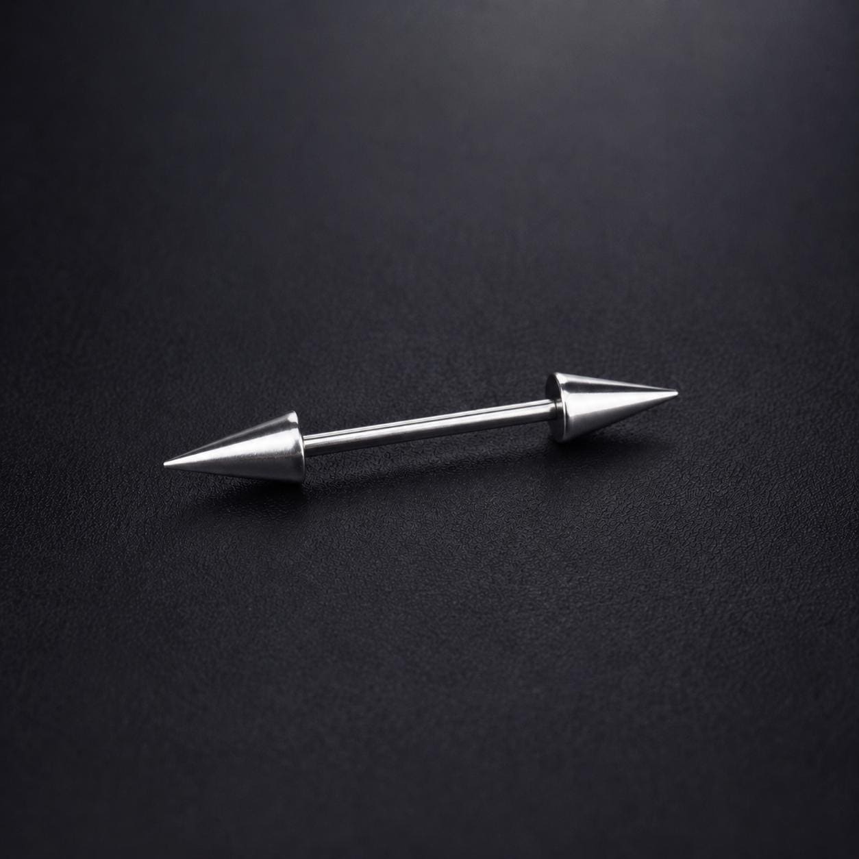 Double Spike & Chain Barbell detail 8