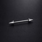 Double Spike & Chain Barbell detail 9