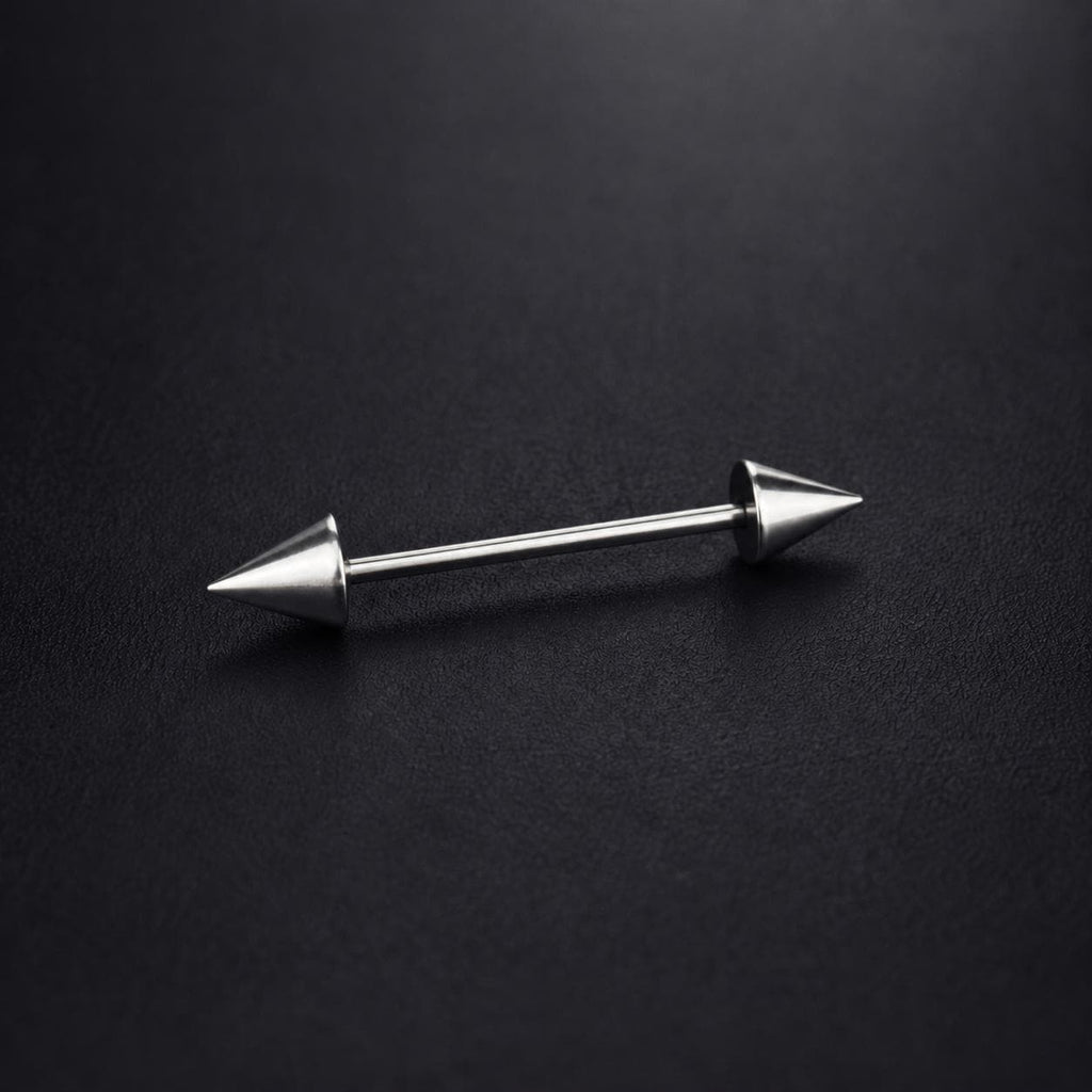 Double Spike & Chain Barbell detail 10