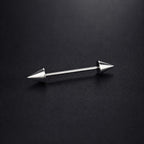 Double Spike & Chain Barbell detail 10