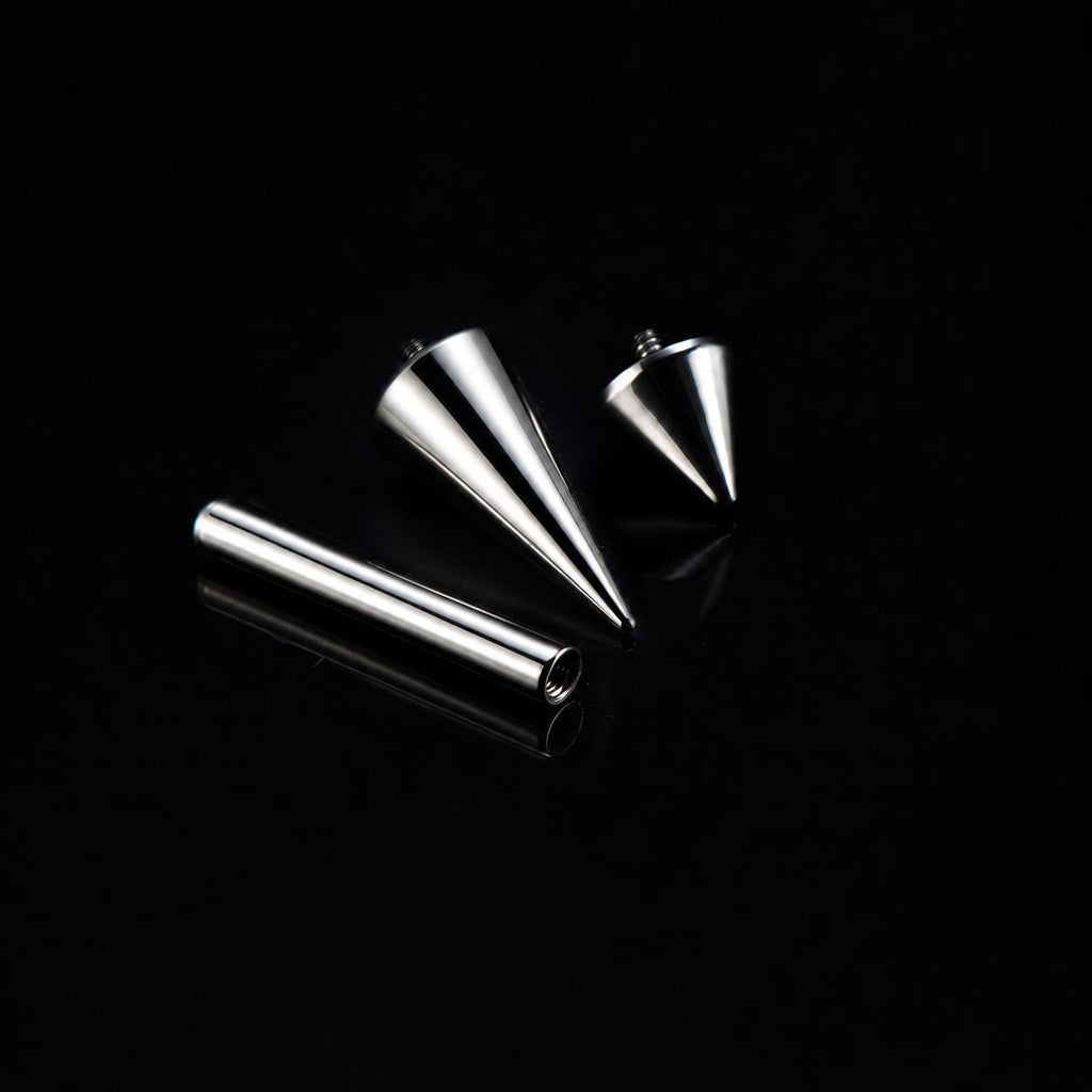 Double Spike & Chain Barbell detail 11