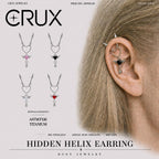 Devil Winged Heart Chain hidden helix jewelry