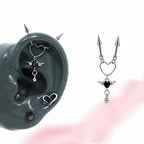 Devil Winged Heart Chain detail 3