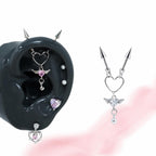 Devil Winged Heart Chain detail 4