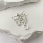 Devil Wing Crystal Dangle Silver｜Crystal Halo detail 8