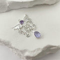 Devil Wing Crystal Dangle Silver｜Amethyst Veil detail 11