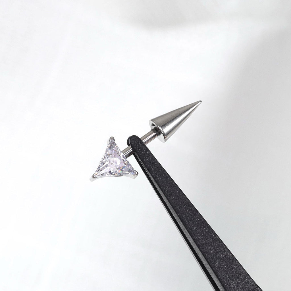 Trillion Crystal & Spike Barbell 3x6mm detail 8