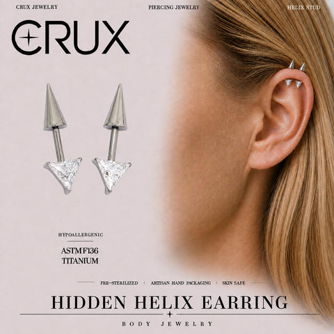 Trillion Crystal & Spike Barbell