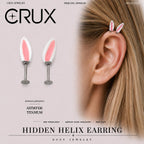 Bunny & Cat Ear Sets hidden helix jewelry