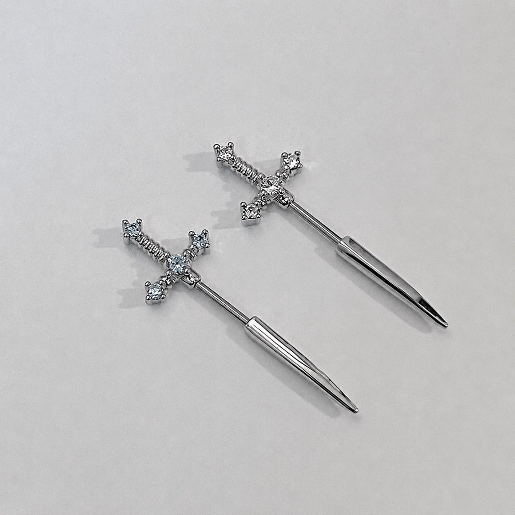 Crystal Sword Barbell detail 5