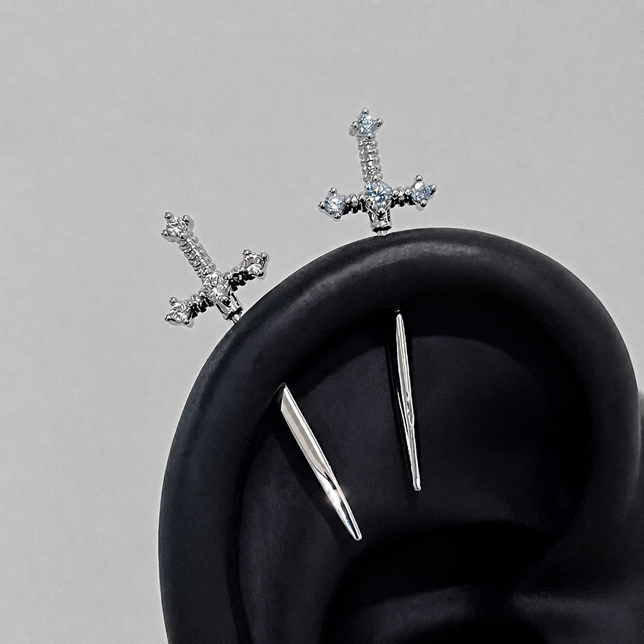 Crystal Sword Barbell detail 7