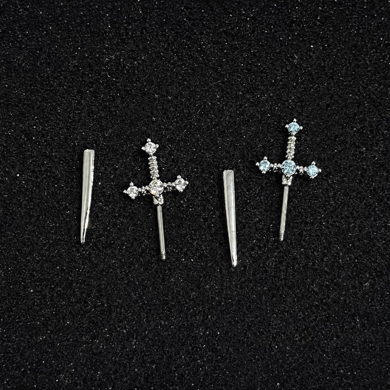 Crystal Sword Barbell detail 8