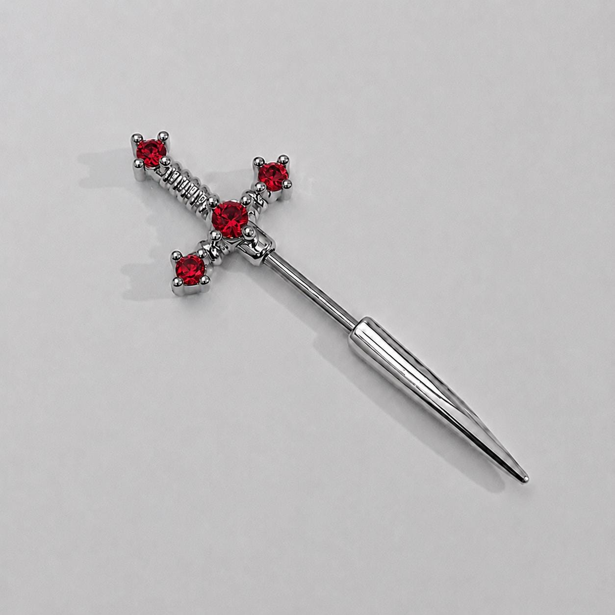Crystal Sword Barbell detail 9