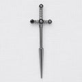Crystal Sword Barbell Onyx Oath detail 13