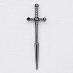 Crystal Sword Barbell Onyx Oath detail 13
